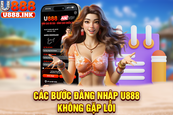 Các bước đăng nhập U888 không gặp lỗi