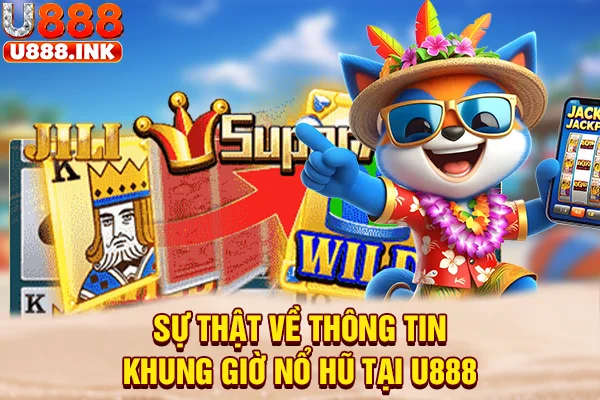 Sự thật về thông tin khung giờ nổ hũ tại U888