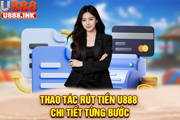 Thao tác rút tiền U888 chi tiết từng bước